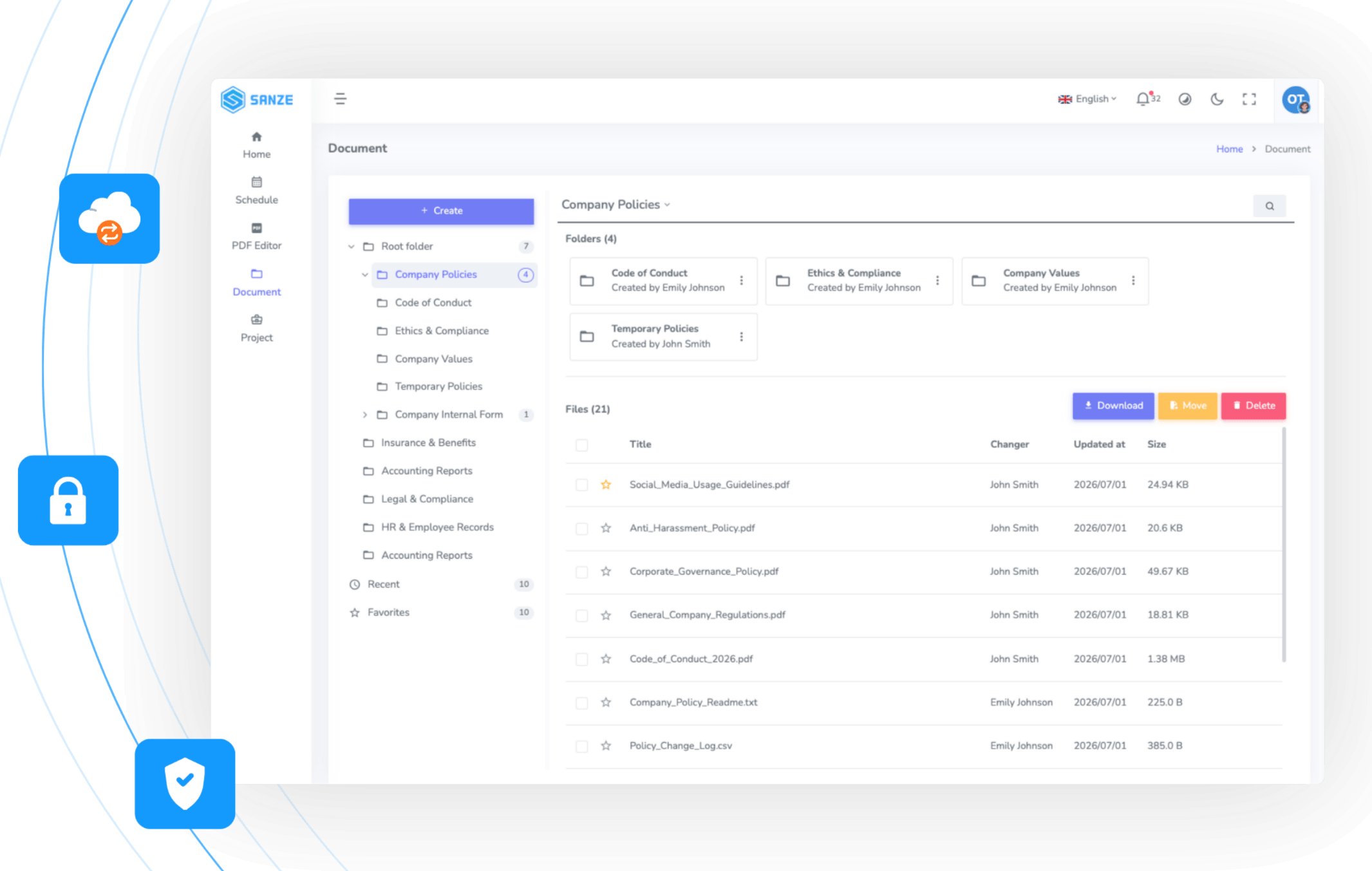 Update and Track Documents