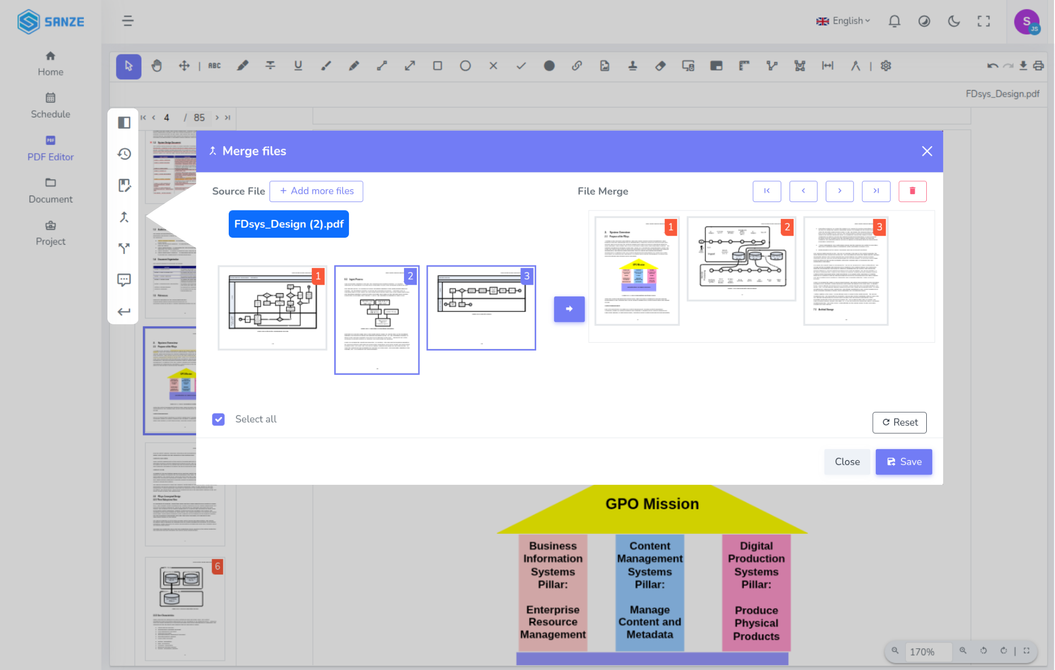 PDF Page Management